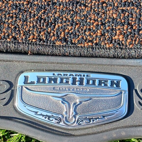 *SOLD• NEW 2013-2018 Dodge Ram Laramie Longhorn Edition OEM MOPAR Floor Mat 3pc - Picture 14 of 16